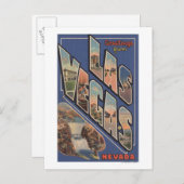 Las Vegas, Nevada - Large Letter Scenes 2 Briefkaart (Voorkant / Achterkant)