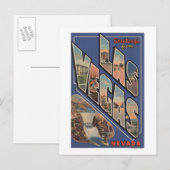 Las Vegas, Nevada - Large Letter Scenes Briefkaart (Voorkant / Achterkant)