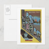 Las Vegas, Nevada - Large Letter Scenes Briefkaart (Voorkant / Achterkant)