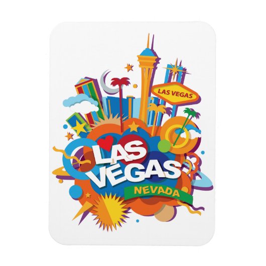 Las Vegas Nevada Magneet (Verticaal)