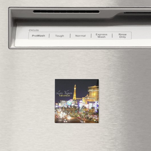 Las Vegas Nevada nachtelijke souvenir koelkast mag Magneet (Insitu (Vaatwasser))