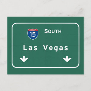 Las Vegas Nevada nv Interstate Highway Freeway : Briefkaart