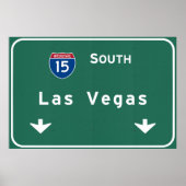 Las Vegas Nevada nv Interstate Highway Freeway : Poster (Voorkant)