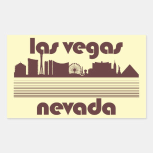Las Vegas Nevada Rechthoekige Sticker