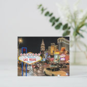 LAS VEGAS Nevada reisbureau Briefkaart (Staand voorkant)