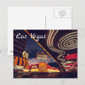 LAS VEGAS Nevada reizen Briefkaart (Voorkant / Achterkant)