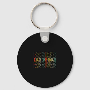 Las Vegas Nevada Retro 70er 80er Souvenir Vakantie Sleutelhanger