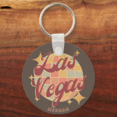 Las Vegas Nevada Retro  Partij Sleutelhanger (Voorkant)