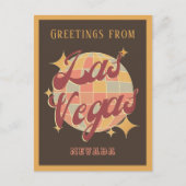Las Vegas Nevada Retro Party Briefkaart (Voorkant)