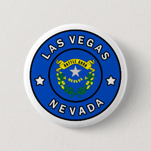 Las Vegas Nevada Ronde Button 5,7 Cm