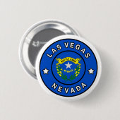 Las Vegas Nevada Ronde Button 5,7 Cm (Voorkant /achterkant)
