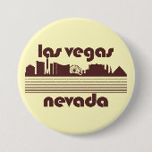 Las Vegas Nevada Ronde Button 7,6 Cm (Voorkant)