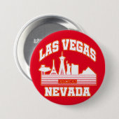 Las Vegas, Nevada Ronde Button 7,6 Cm (Voorkant /achterkant)