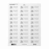 Las Vegas Nevada Schets Landschap Adres Etiket (Full Sheet)