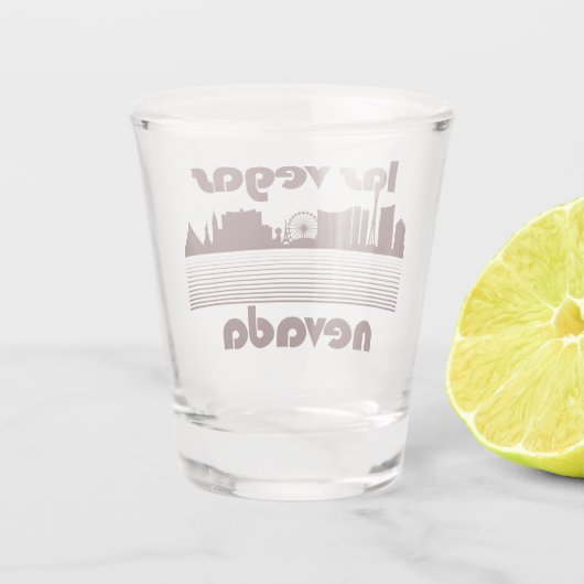 Las Vegas Nevada Shot Glas (Achterkant)