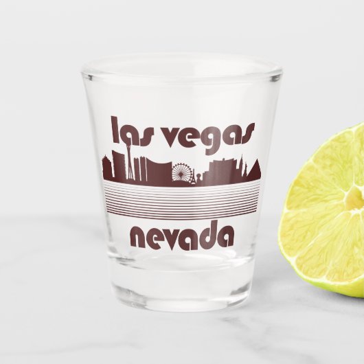 Las Vegas Nevada Shot Glas (Voorkant)