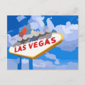 Las Vegas, Nevada Sign Retro briefkaart (Voorkant)