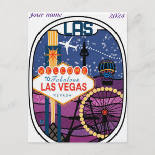 Las Vegas, Nevada   Skyline ansichtkaart Briefkaart