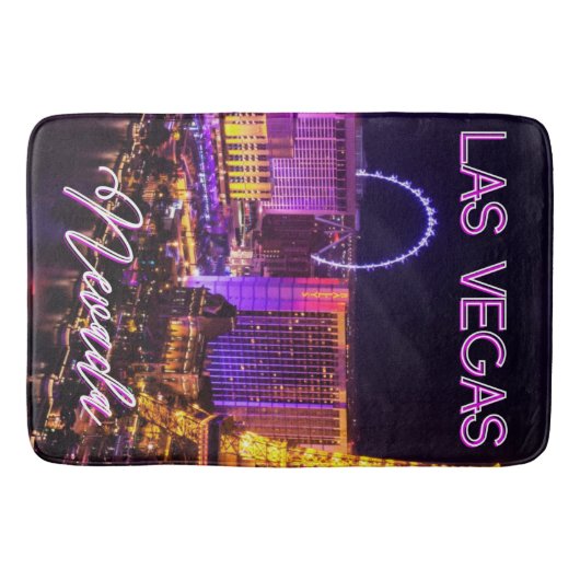 Las Vegas Nevada Skyline Badmat (Voorkant)