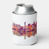 Las Vegas Nevada Skyline Blikjeskoeler (Blikje Voorkant)