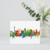 Las Vegas Nevada Skyline Briefkaart (Staand voorkant)