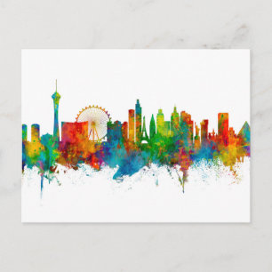 Las Vegas Nevada Skyline Briefkaart