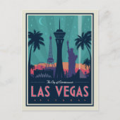 Las Vegas, Nevada | Skyline Briefkaart (Voorkant)