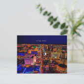 Las Vegas, Nevada skyline Briefkaart (Staand voorkant)