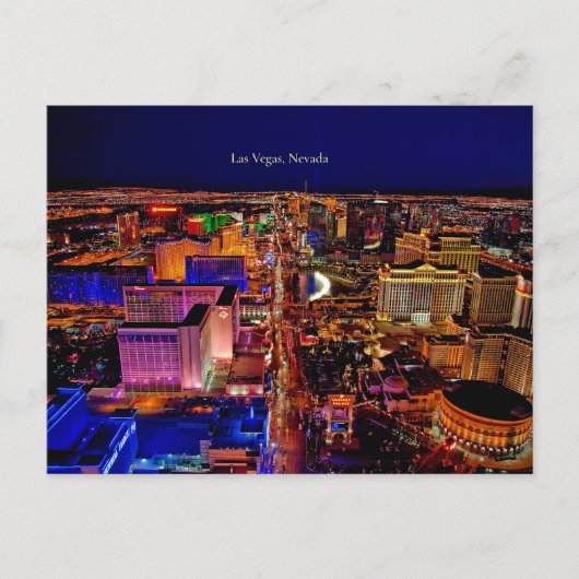 Las Vegas, Nevada skyline Briefkaart (Voorkant)