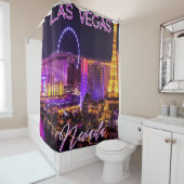 Las Vegas Nevada Skyline Douchegordijn (In situ)