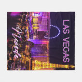 Las Vegas Nevada Skyline Fleece Deken (Voorkant (Horizontaal))