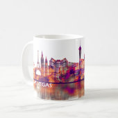 Las Vegas Nevada Skyline Koffiemok (Voorkant links)
