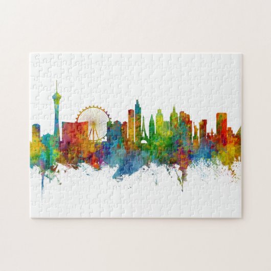 Las Vegas Nevada Skyline Legpuzzel (Horizontaal)