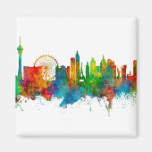 Las Vegas Nevada Skyline Magneet (Voorkant)