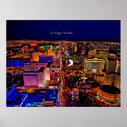 Las Vegas, Nevada skyline Poster (Voorkant)