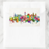 Las Vegas Nevada Skyline Rechthoekige Sticker (Tas)