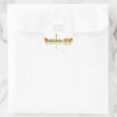LAS VEGAS, NEVADA SKYLINE - Ronde stickers (Tas)