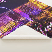 Las Vegas Nevada Skyline Sherpa Deken (3/4)