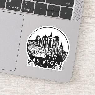 Las Vegas Nevada Skyline Sticker