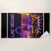 Las Vegas Nevada Skyline Strandlaken (Voorkant)