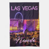 Las Vegas Nevada Skyline Theedoek (Verticaal)