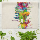 Las Vegas Nevada Skyline Theedoek (Gevouwen)