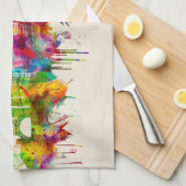 Las Vegas Nevada Skyline Theedoek (Quarter Fold)