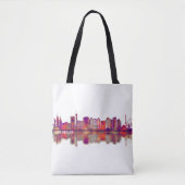 Las Vegas Nevada Skyline Tote Bag (Voorkant)