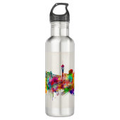 Las Vegas Nevada Skyline Waterfles (Voorkant)