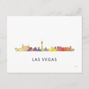 LAS VEGAS, NEVADA SKYLINE WB1 - BRIEFKAART