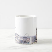 LAS VEGAS NEVADA Skyline Weddennames Koffiemok (Center)