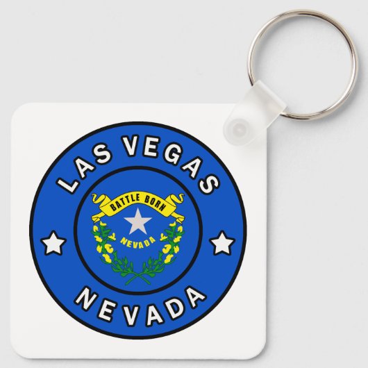 Las Vegas Nevada Sleutelhanger (Achterkant)