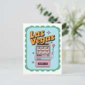 Las Vegas Nevada  Slot Machine Jackpot Briefkaart (Staand voorkant)