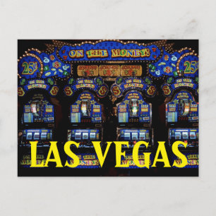 LAS VEGAS Nevada Slot Machines reizen Briefkaart